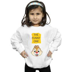 Disney - Sweat CHIP N DALE THE FUNNY ONE - Fille (Blanc)