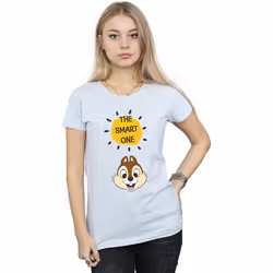 Disney - T-shirt CHIP N DALE THE SMART ONE - Femme (Gris chiné)