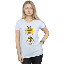 Disney - T-shirt CHIP N DALE THE SMART ONE - Femme (Gris chiné)