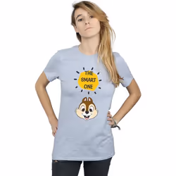 Disney - T-shirt CHIP N DALE THE SMART ONE - Femme (Gris chiné)