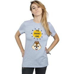 Disney - T-shirt CHIP N DALE THE SMART ONE - Femme (Gris chiné)