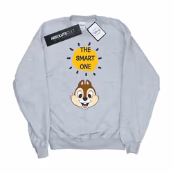Disney - Sweat CHIP N DALE THE SMART ONE - Homme (Gris chiné)