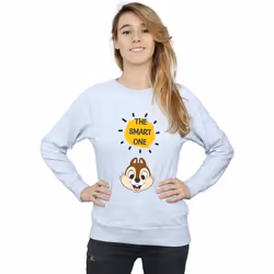 Disney - Sweat CHIP N DALE THE SMART ONE - Femme (Gris chiné)