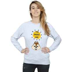 Disney - Sweat CHIP N DALE THE SMART ONE - Femme (Gris chiné)
