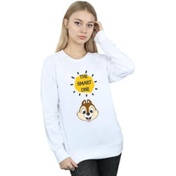 Disney - Sweat CHIP N DALE THE SMART ONE - Femme (Blanc)