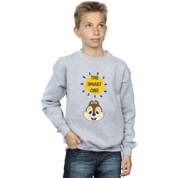 Disney - Sweat CHIP N DALE THE SMART ONE - Garçon (Gris chiné)