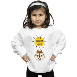 Disney - Sweat CHIP N DALE THE SMART ONE - Fille (Blanc)