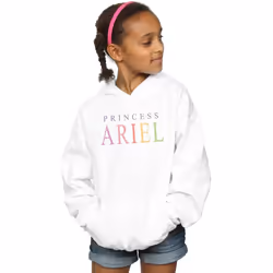 Disney - Sweat à capuche THE LITTLE MERMAID ARIEL GRAPHIC - Fille (Blanc)