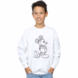 Disney - Sweat MICKEY MOUSE - Garçon (Blanc)