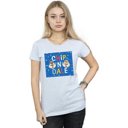 Disney - T-shirt CHIP N DALE - Femme (Gris chiné)