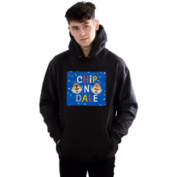 Disney - Sweat à capuche CHIP N DALE - Homme (Noir)