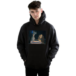 Disney - Sweat à capuche LADY AND THE TRAMP SPAGHETTI SLURP - Homme (Noir)