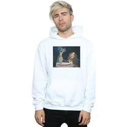 Disney - Sweat à capuche LADY AND THE TRAMP SPAGHETTI SLURP - Homme (Blanc)