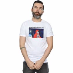 Disney - T-shirt THE LITTLE MERMAID WAITING FOR THE WEEKEND - Homme (Blanc)