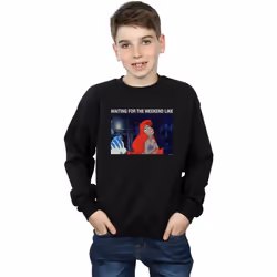 Disney - Sweat THE LITTLE MERMAID WAITING FOR THE WEEKEND - Garçon (Noir)
