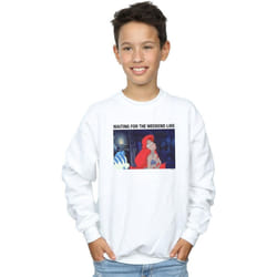 Disney - Sweat THE LITTLE MERMAID WAITING FOR THE WEEKEND - Garçon (Blanc)