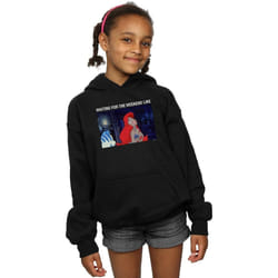 Disney - Sweat à capuche THE LITTLE MERMAID WAITING FOR THE WEEKEND - Fille (Noir)