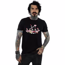 Disney - T-shirt LOVE FRIENDS - Homme (Noir)
