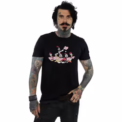 Disney - T-shirt LOVE FRIENDS - Homme (Noir)