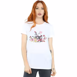 Disney - T-shirt LOVE FRIENDS - Femme (Blanc)