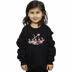 Disney - Sweat LOVE FRIENDS - Fille (Noir)