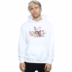 Disney - Sweat à capuche LOVE FRIENDS - Homme (Blanc)