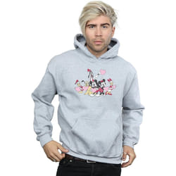 Disney - Sweat à capuche LOVE FRIENDS - Homme (Gris chiné)