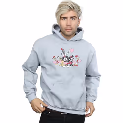Disney - Sweat à capuche LOVE FRIENDS - Homme (Gris chiné)