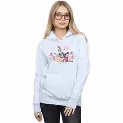 Disney - Sweat à capuche LOVE FRIENDS - Femme (Gris chiné)