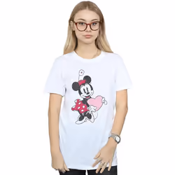 Disney - T-shirt - Femme (Blanc)