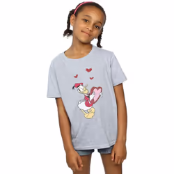 Disney - T-shirt - Fille (Gris chiné)