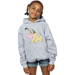Disney - Sweat à capuche - Fille (Gris chiné)