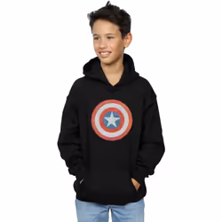 Marvel - Sweat à capuche - Garçon (Noir)