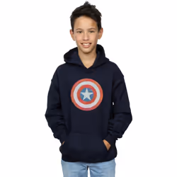 Marvel - Sweat à capuche - Garçon (Bleu marine)