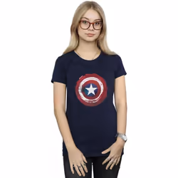 Marvel - T-shirt - Femme (Bleu marine)