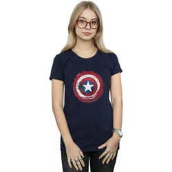 Marvel - T-shirt - Femme (Bleu marine)