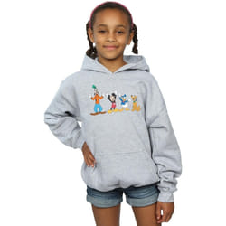 Disney - Sweat à capuche - Fille (Gris chiné)