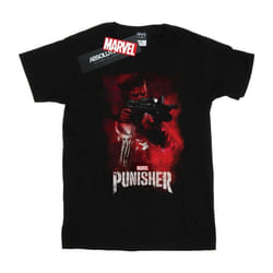 Marvel - T-shirt THE PUNISHER TV SERIES RED SMOKE - Homme (Noir)