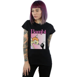 Disney - T-shirt NICE TO MEET YOU - Femme (Noir)