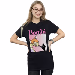 Disney - T-shirt NICE TO MEET YOU - Femme (Noir)