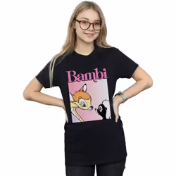 Disney - T-shirt NICE TO MEET YOU - Femme (Noir)