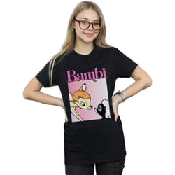 Disney - T-shirt NICE TO MEET YOU - Femme (Noir)