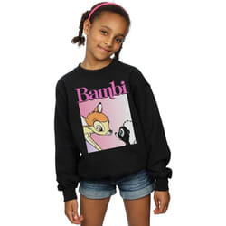 Disney - Sweat NICE TO MEET YOU - Fille (Noir)