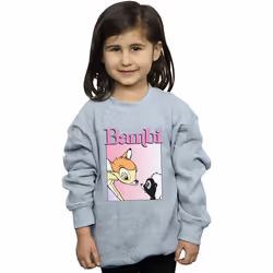 Disney - Sweat NICE TO MEET YOU - Fille (Gris chiné)