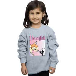 Disney - Sweat NICE TO MEET YOU - Fille (Gris chiné)