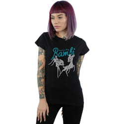Disney - T-shirt GREAT LOVE STORY - Femme (Noir)