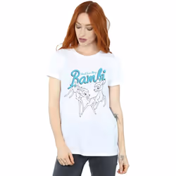 Disney - T-shirt GREAT LOVE STORY - Femme (Blanc)