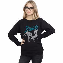 Disney - Sweat GREAT LOVE STORY - Femme (Noir)