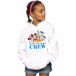 Disney - Sweat à capuche DISNEY FRIENDS - Fille (Blanc)