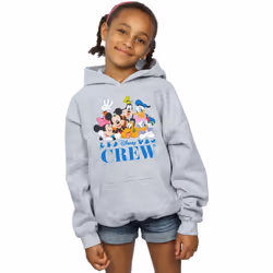 Disney - Sweat à capuche DISNEY FRIENDS - Fille (Gris chiné)
